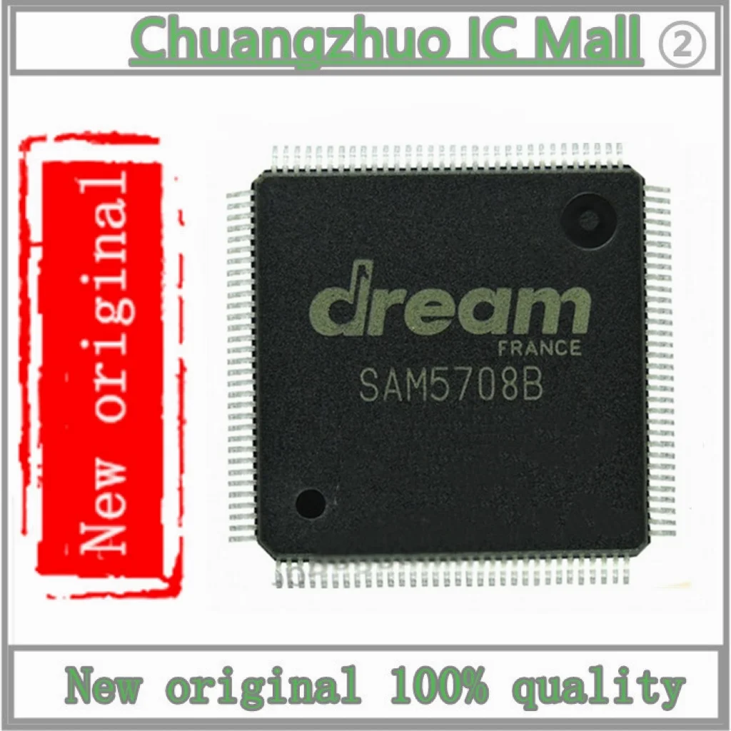 1PCS/lot SAM5708B LQFP128 DSP digital audio signal processor IC Chip