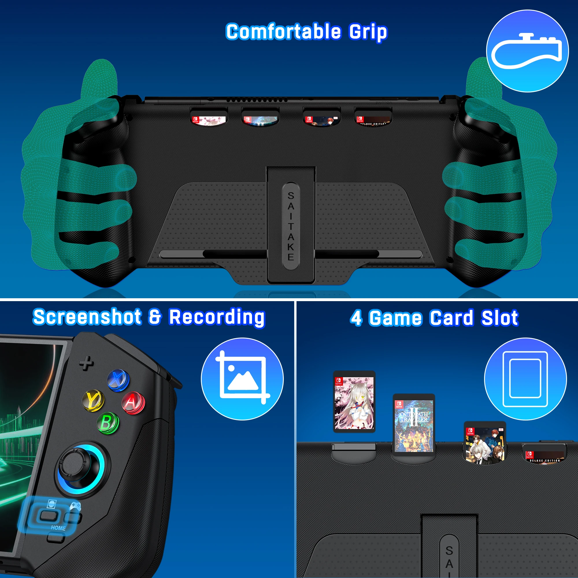BEBONCOOL JC300 Hall Effect Gamepad For Nintendo Switch/Switch