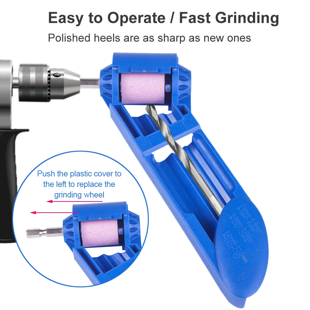 Easy Portable Drill Bit Grinding Sharpener