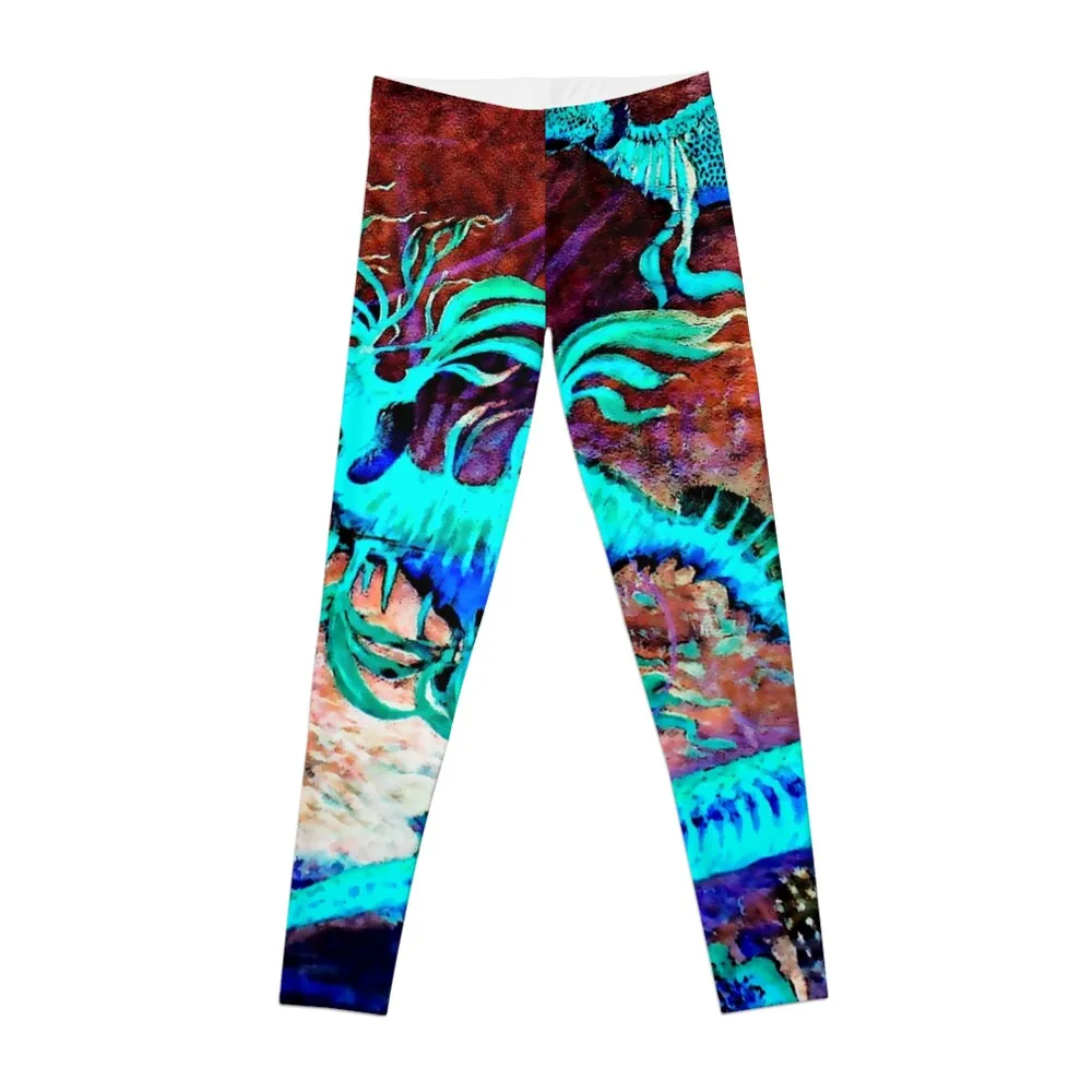 

seahorses colorful Leggings Sports pants woman legging gym Womens Leggings