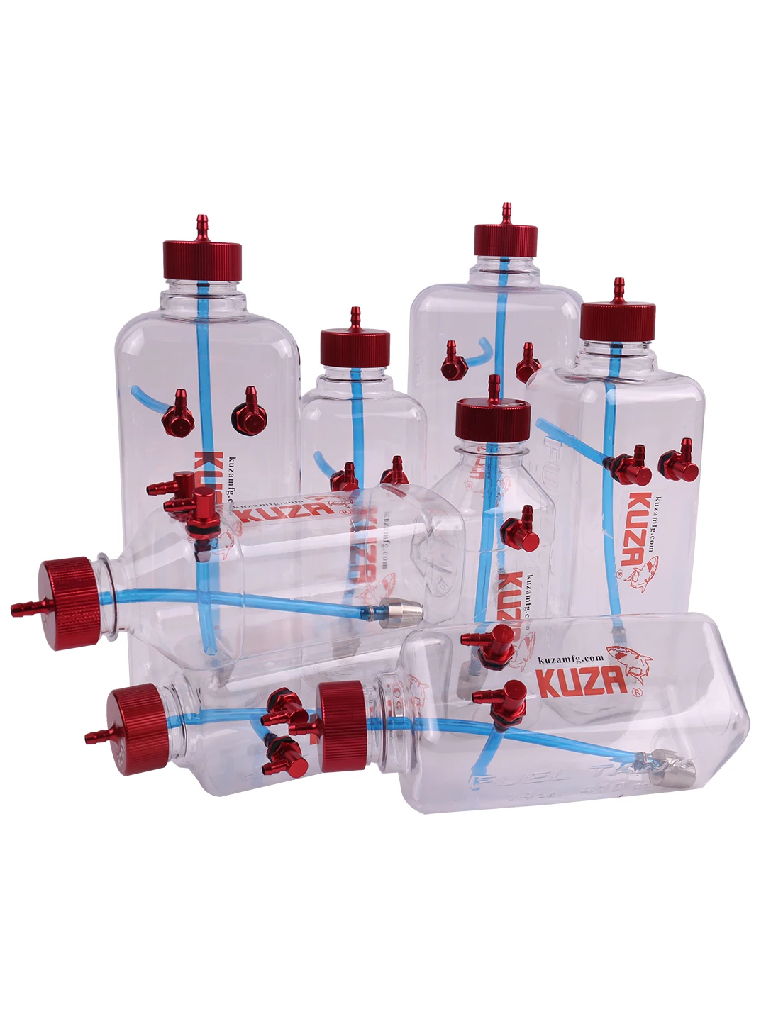 KUZA 100% original New V2 V3 KUZA Transparent Fuel Tank 260Ml 300Ml 410Ml 500Ml 700Ml 1000Ml -1500Ml for RC airplane Model 5