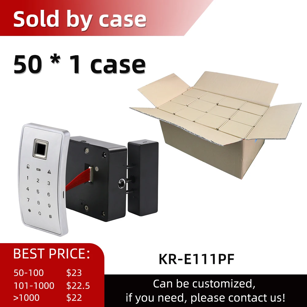 

KENRONE Smart Biometric Fingerprint Password Wireless Control Lock For Cupboard
