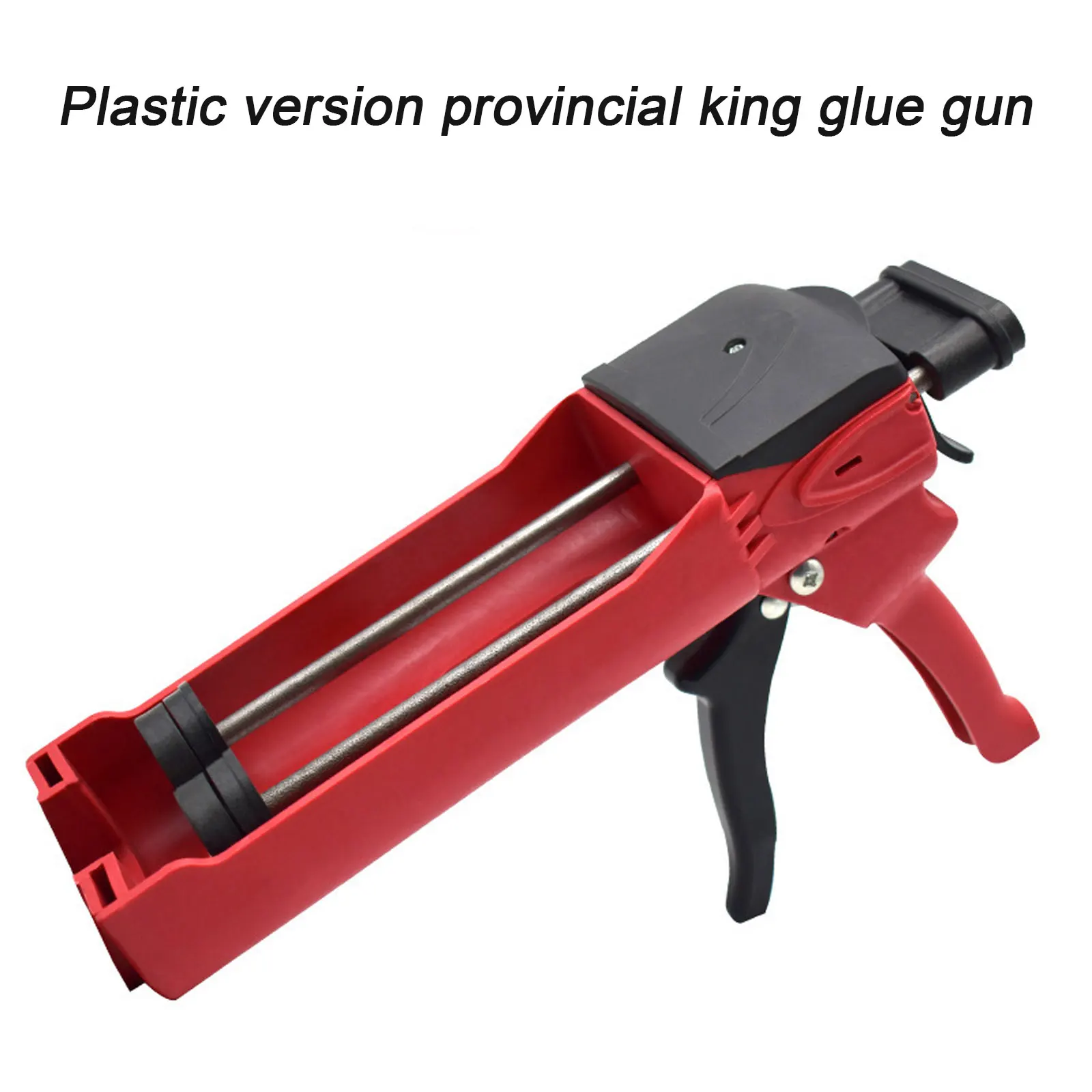 400ml Plastic + Steel Dual Applicator Hydraulic Manual Glue Gun Caulk Gun for Ceramic Tile Seam Home Repair Tool caulking tools caulking gun nozzles caulking gun