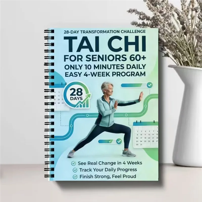 Tai Chi Fitness Books Are A Guide To Low-impact Chair Exercise for The Elderly Who Are 60+, 28 Days and 10 Minutes A Day. - 2