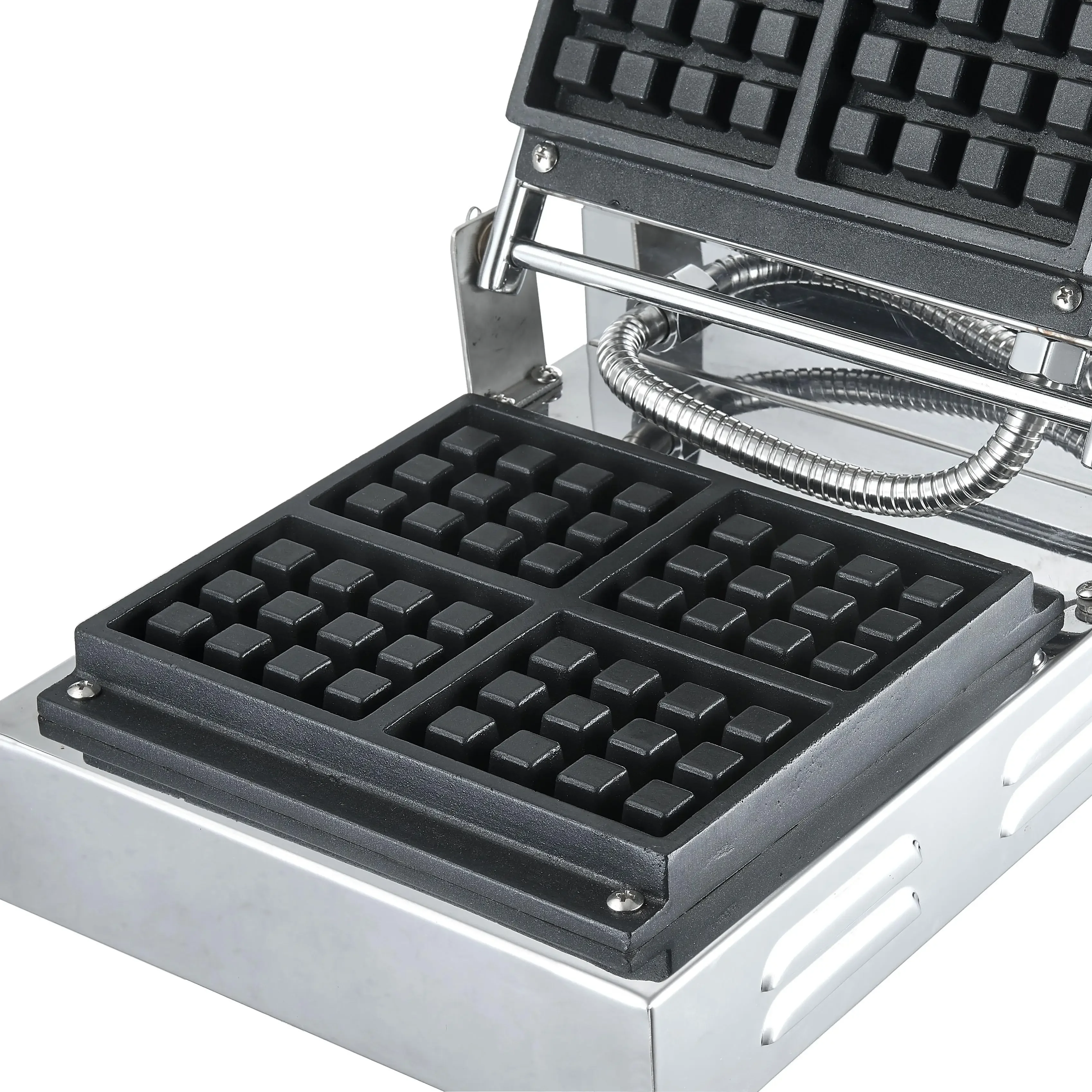 OEM/ODM Commercial Square Automatic Electric Sandwich Waffle And Sandwich Makers with Stainless Steel Housing