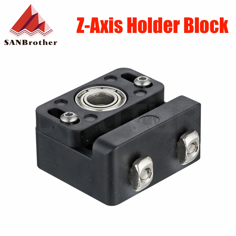 Z Axis Lead Screw Fixing Block Plastic Blocks 3D Printer Lead Screw Fix Mount For CR-10 Ender 3 T8 Z-Rod Bearing Holder