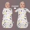 Baby Sleeping Bag 100% Cotton Diaper Cocoon Envelope For Newborns Zipper Sleep Sacks Printed Dandelion Bedding Accessories 5