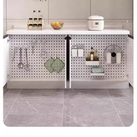 ตู้ครัวสไตล์นอร์ดิกที่สร้างสรรค์ ทันสมัย ทำจากไม้เนื้อแข็ง ท็อปเคาน์เตอร์หินอ่อน อ่างล้างจานสแตนเลส พร้อมแท่นวางอุปกรณ์ เฟอร์นิเจอร์สำหรับบ้าน FYKC 5