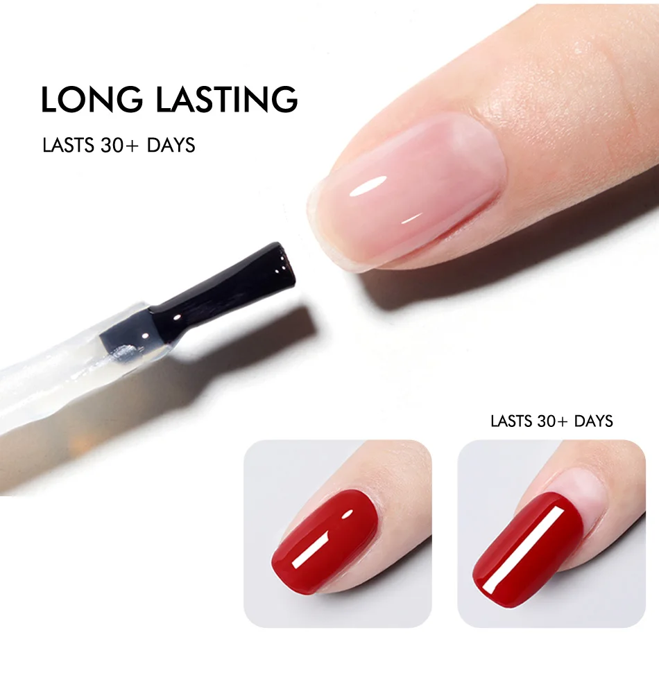 Description Picture 6 of itemCHUNSHU Base Gel Top Coat UV Gel Nail Polish Soak Off Long Lasting Transparent Function Varnish Protect Nails Art Manicure  10ml