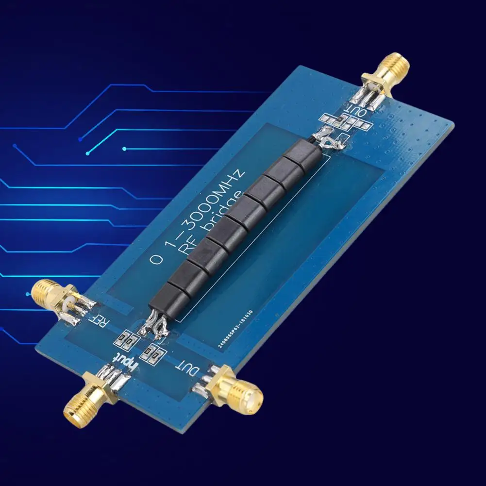 

Lightweight SWR Bridge High Working Frequency 0.1-3000MHz SWR Bridge Useful RF SWR Reflection Bridge for Business
