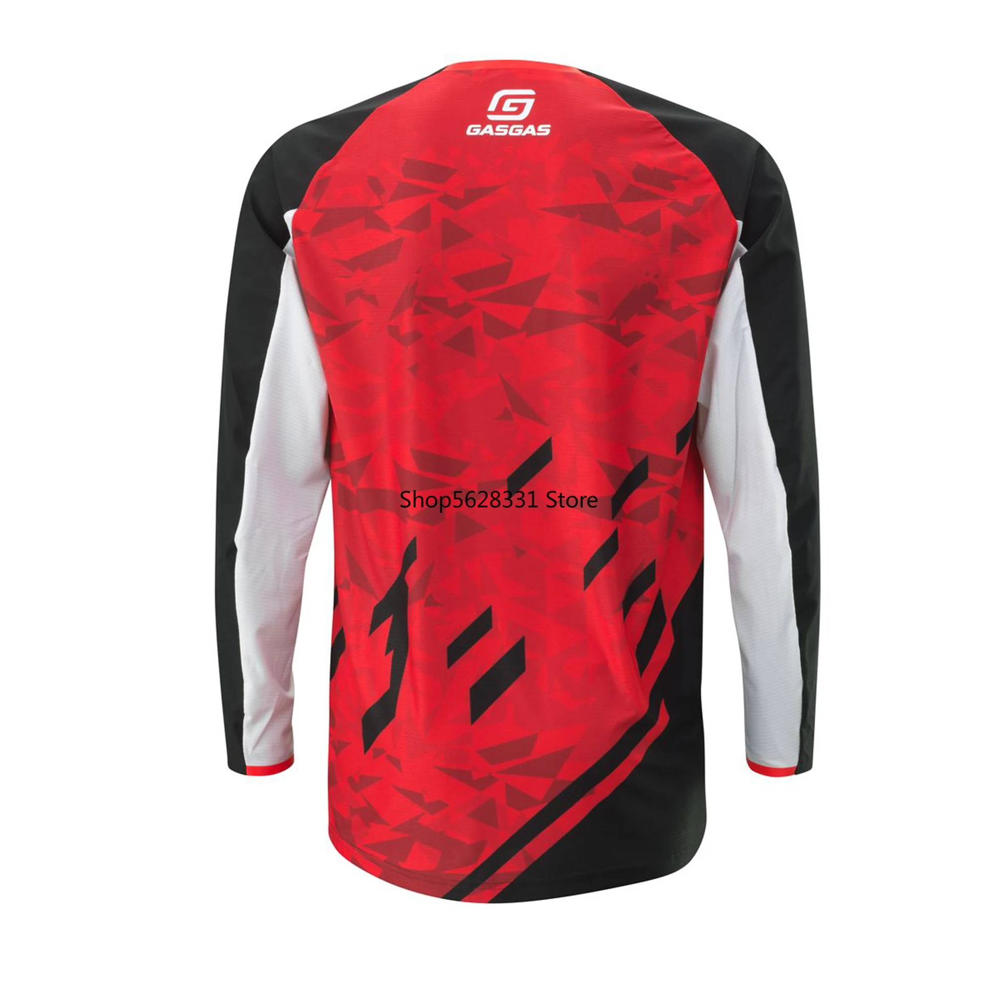 GASGAS Downhill Off Road Mountain Bike Men's Cycling Racing MTB Jersey Moto Motocross Maillot Hombre