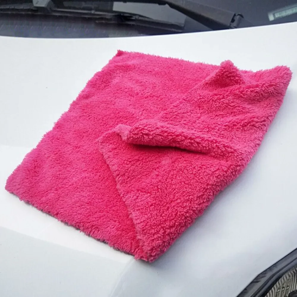 350GSM 30X40CM 프리미엄 마이크로 화이버 자동차 자세히 슈퍼 AbsorbentTowel 울트라 소프트 Edgeless 세차 건조 타월