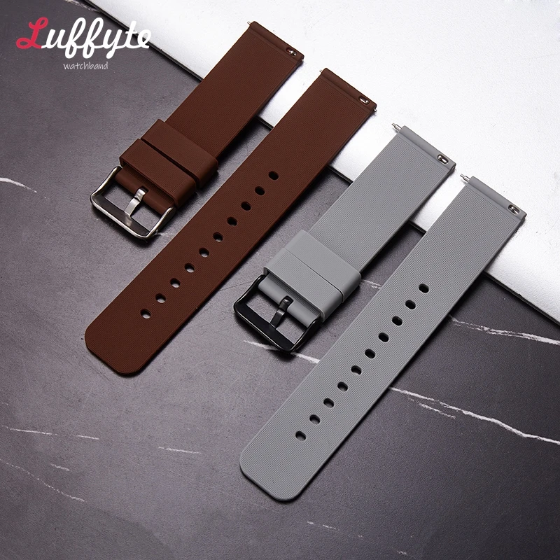 Multi-Size Silicone Quick Release Watch Bands - Versatile Wrist Accessories