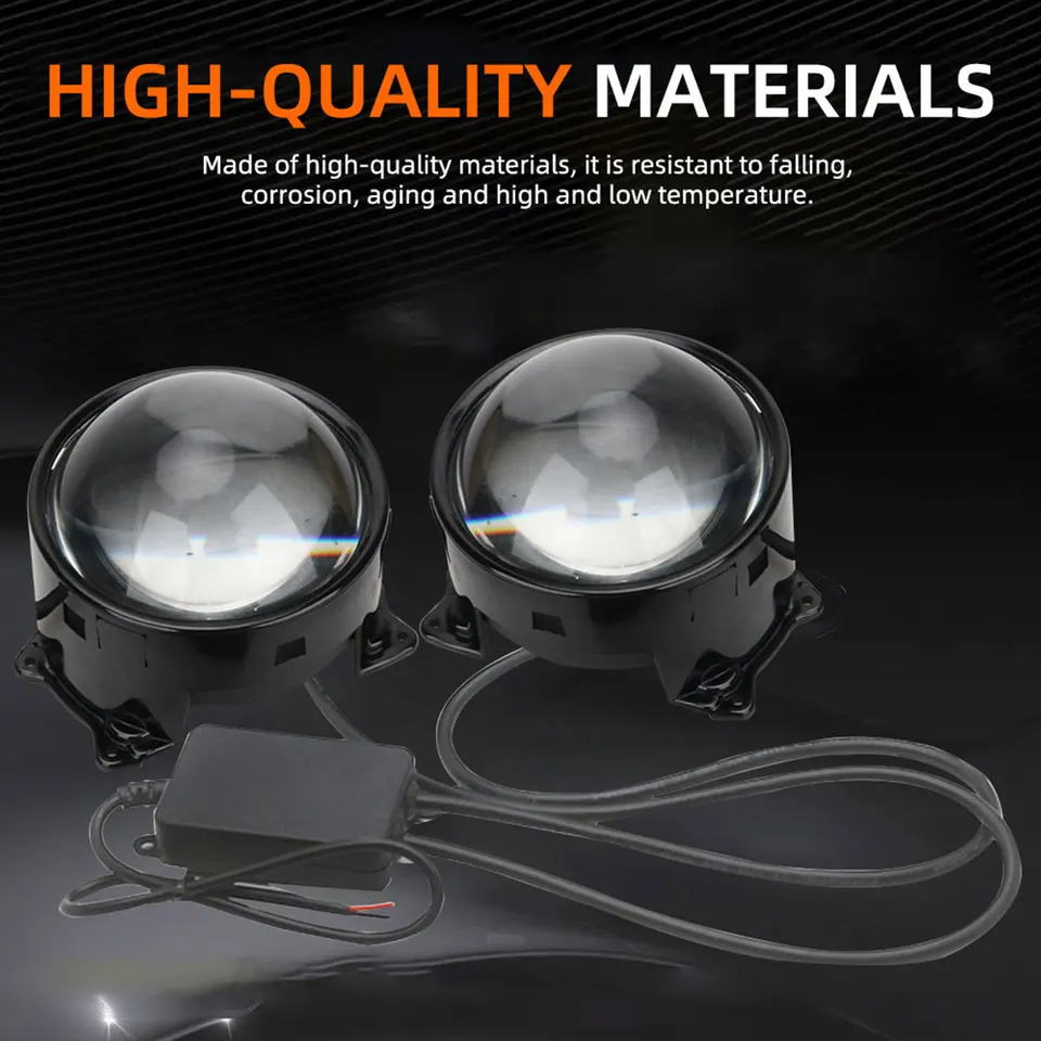 3 Inch Car LED Devil Eyes Demon Evil Eye Lenses 12V 36V For Car