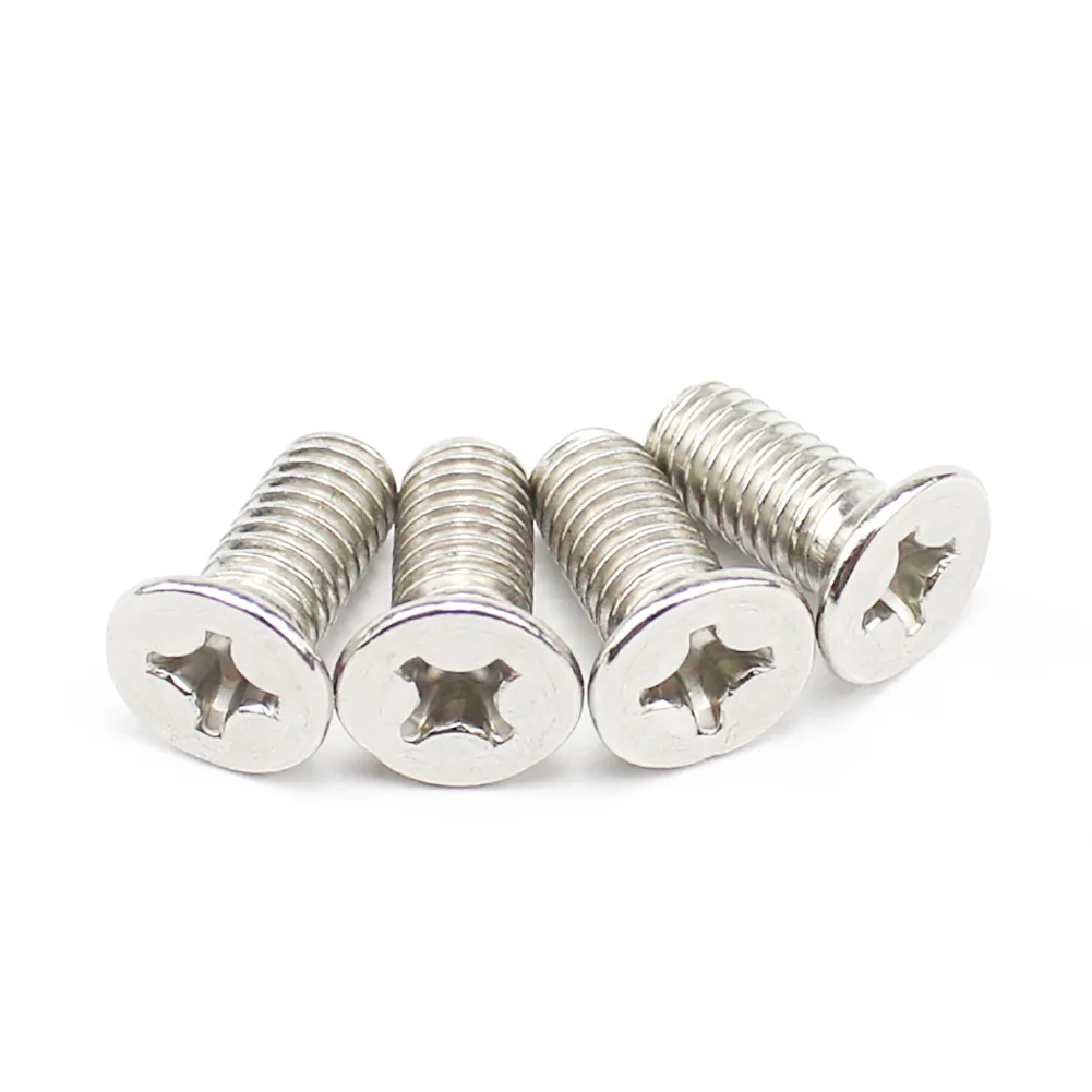 Car accessories 8PCS Stainless Steel Front Brake Disc Rotor Screws for Hyundai Kia (6mm)