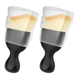 SEAMETAL Soft Bristle Interior Dust and Detailing Brush (2 pieces with lid)