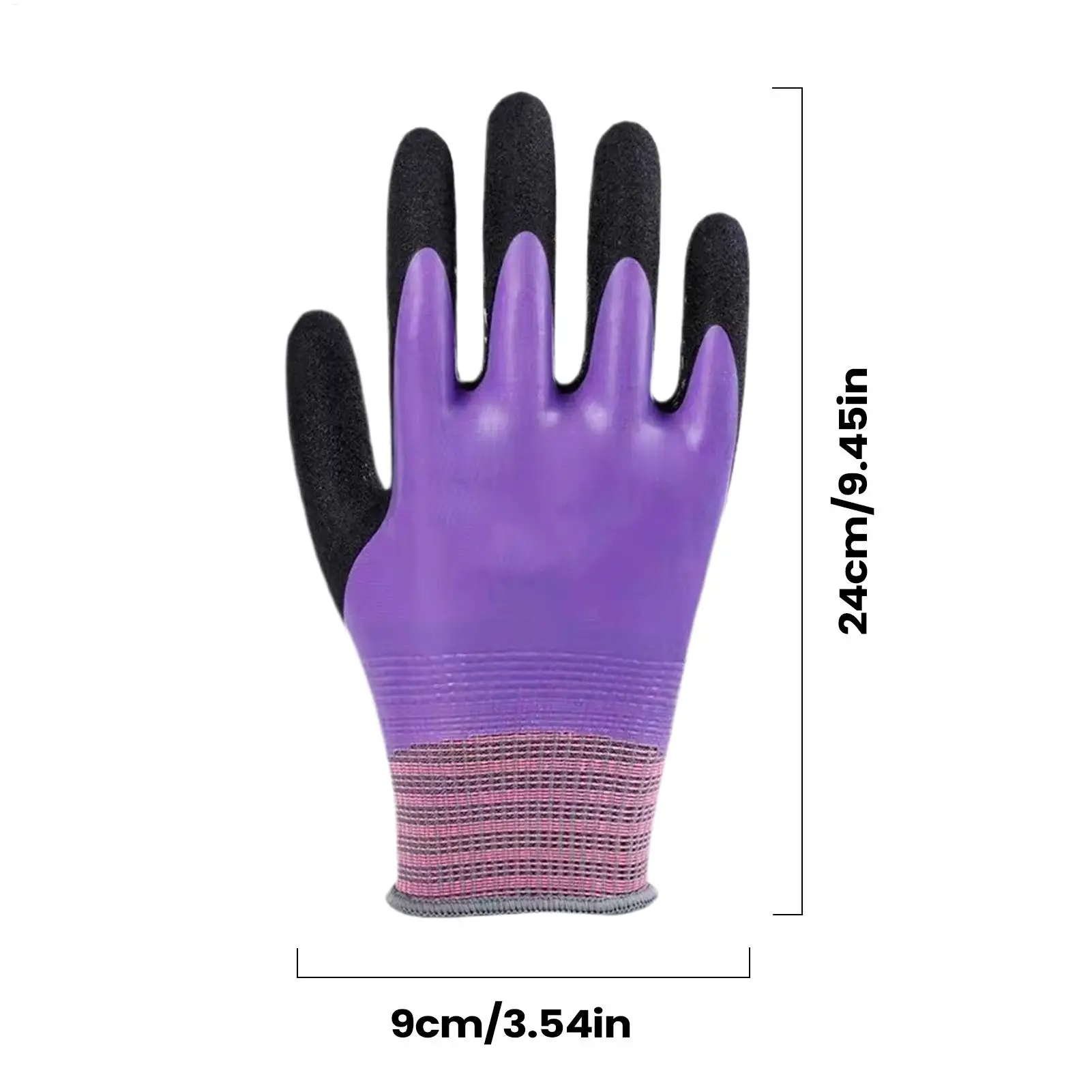 Latex Gloves protective work gloves Safety Work Gloves for Women Work Cleaning Kitchen Cooking Gardening Oven Seafood - 6