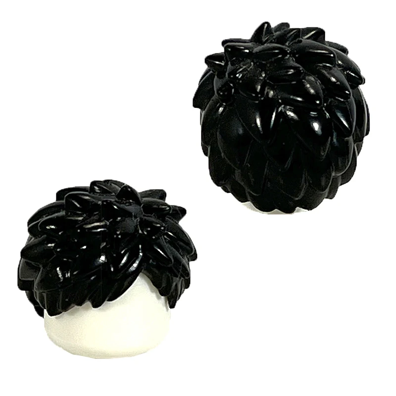 KT Block Min Building Blocks Boy's Hair Girl's Hair Curly Hair Accessories MOC Figures Hair  Children's Toys 2
