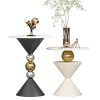 Table basse moderne, meubles de maison, Table d'appoint peu encombrante pour petit espace, meubles multifonctionnels pour salon et chambre à coucher 6