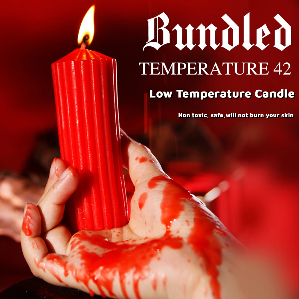 Sexy Low Temperature Drip Candles BDSM Sex Toys Low Heat Massage Romantic Passion Play Wax for Adult Erotic Couple Flirting Toys sex candles