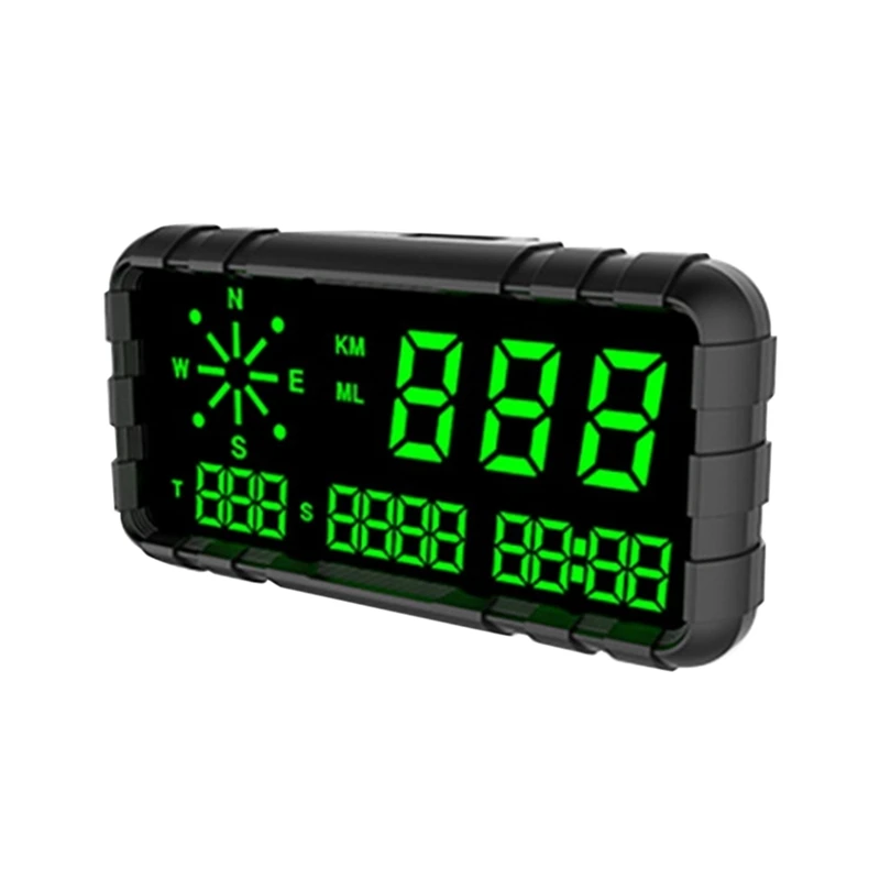 

C3012 HUD Спидометр фонарь дисплей GPS цифровой дисплей большой шрифт Универсальный для всех автомобилей