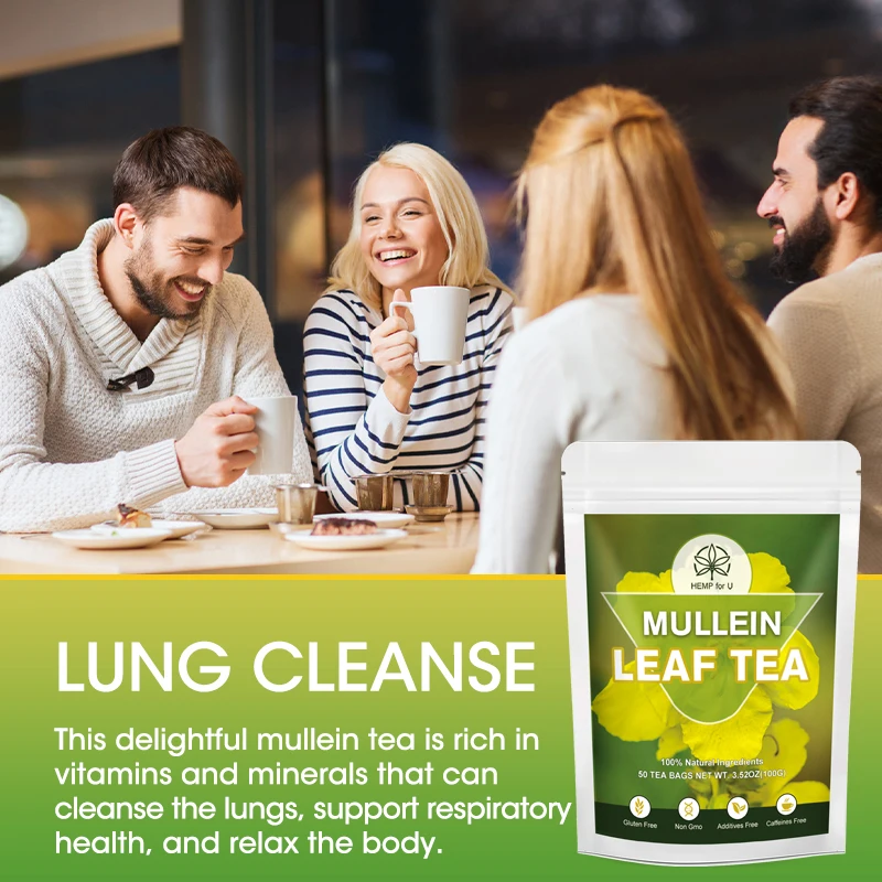 100% Pure Natural Mullein Leaf Extract Lung Cleansing Relieve Cough and Headache Promote Digestion and Help Sleep Sd5d802cbe75a480085550fb8a9d0c83cd