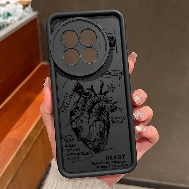 Soft Silicone Shockproof Phone Case with Creative Pattern Design