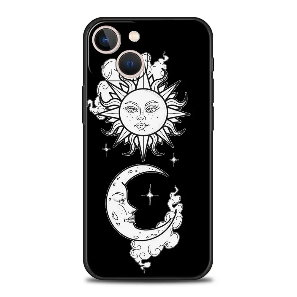 Luxurious & Whimsical Sun Moon Angel Eyes Shockproof Phone Case