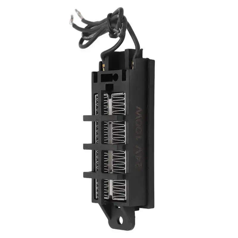 24V 100W PTC Air Heater Thermostatic Heating Temperature Resistant PTC Room Heater with Bracket Safe DIY Household Supplies heating element,electric heating fan