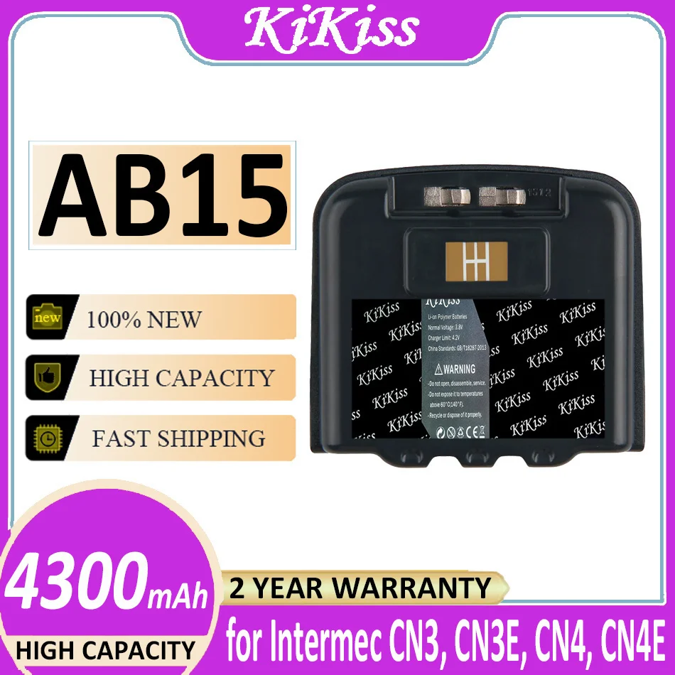 

Аккумулятор AB15 4300 мАч для Intermec CN3 CN3E CN4 CN4E Bateria