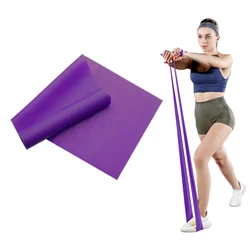 Enhance Your Workout: Yoga Pilates Elastic Resistance Bands for Strength Training & Physical Therapy (LLP purple)
