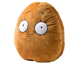 Cute Plush Toy: Peashooter, Squash & Sunflower Soft Pillow - Adorable Cartoon Game Cushion - Plush toy (PVZ - nuts)