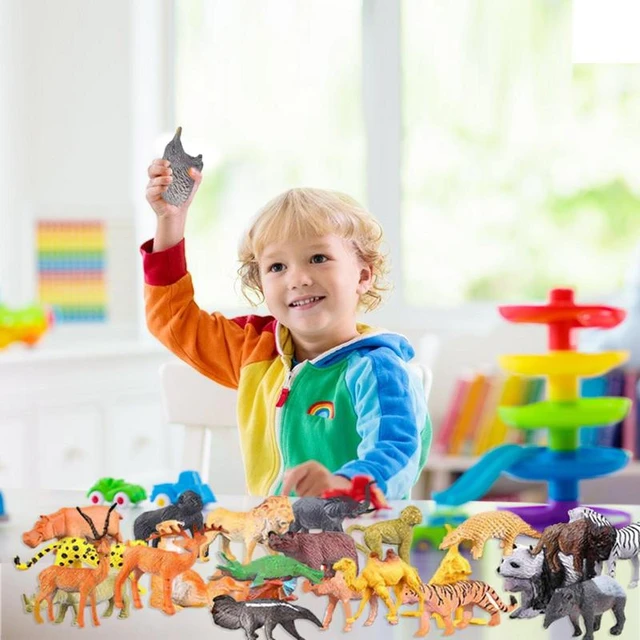 Animals Christmas Advent Calendar Christmas Animals Wildlife Figures  Playset Countdown With Animal Toys For Kids Christmas Party - AliExpress