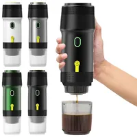New Electric Portable Coffee Machine Portable Italian Espresso Machine for Car & Home 3-in-1 Capsule Powder Travel Coffee Maker 2