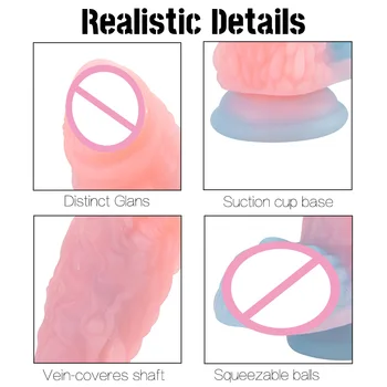 Huge Dragon Monster Dildos Lesbian Anal Toys Dragon Sucker Butt Plug Artificial Penis Animal Dildo Sex Toys for Women Adult Dick 4