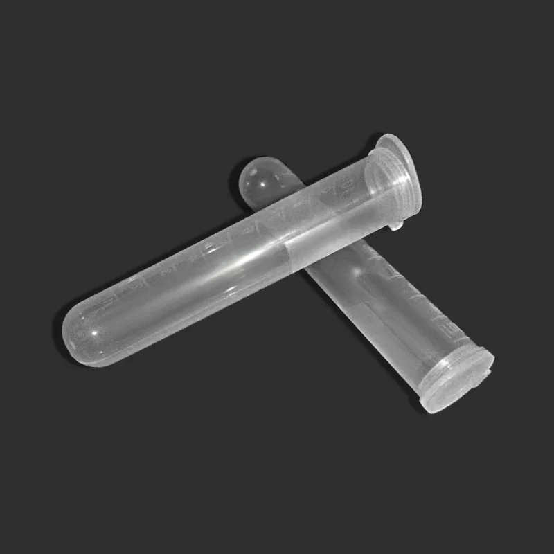

200pcs/bag 10ml Plastic Centrifuge Lab Test Tube Centrifuge Tubes Vials Sample Lab Container Dropshipping