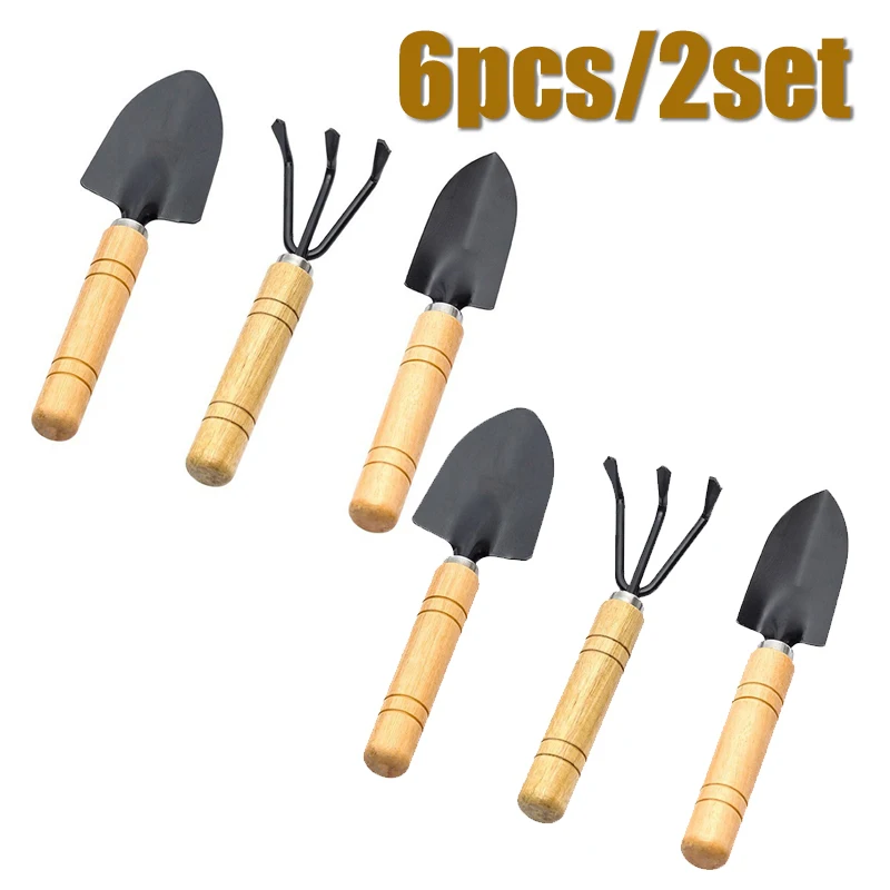 Compact Gardening Tool Set - 3-Piece Portable Hand Tools for Indoor Planting and Flower Care