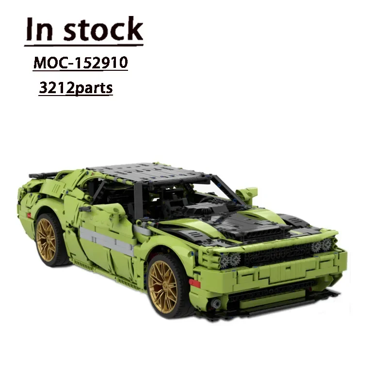 Nuovo Moc-152910 Challenger 2008 Supercar Assembly Splicing Building Block Modello 3212 Ricambi Auto Building Block Regalo Giocattolo Per Bambini