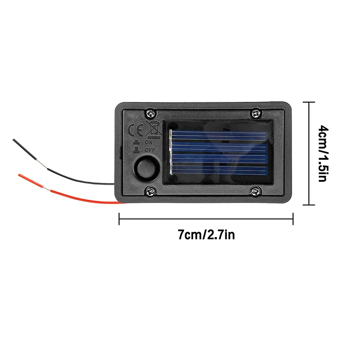 2Pcs Battery Box, Solar Lantern Light Replacement Parts Top for Outdoor Hanging Lanterns Container Home Solar Lamp solar lantern parts
