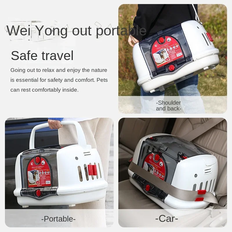 Cat Bag Cat Carrier Portable Space Capsule Air Box Pet Large Capacity Handbag Pet Backpack Bag