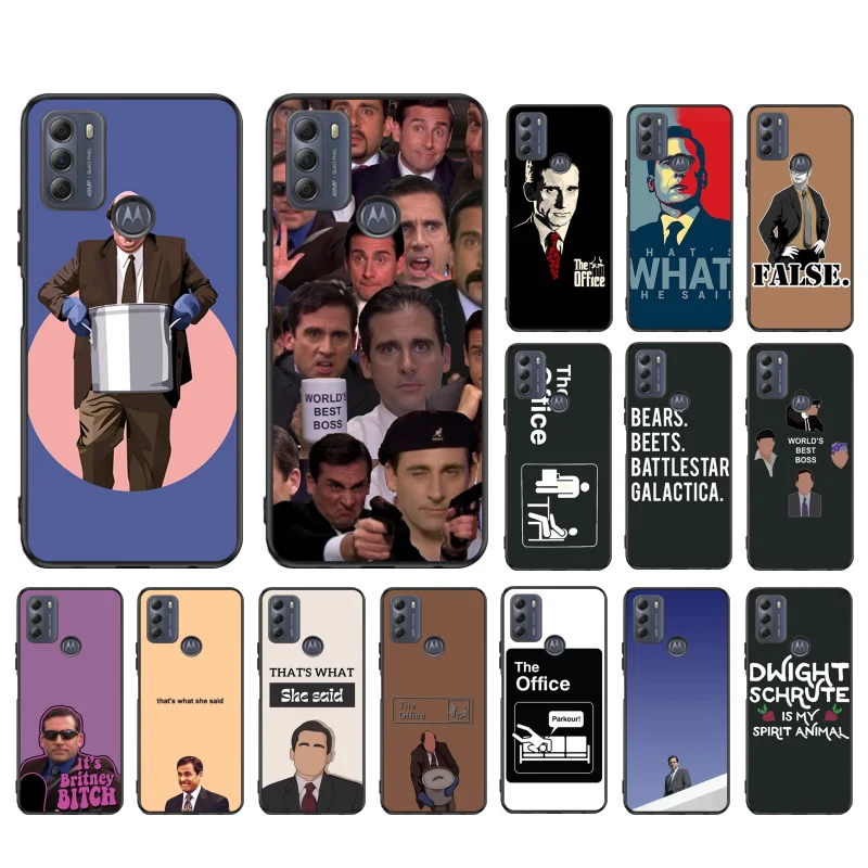 

The office Michael Scott Case For Moto G10 G20 G30 G100 G22 G41 G13 G23 G31 G32 G40 G60 E22 E20 E30 E40 E32 Edge 20 Lite 30Neo