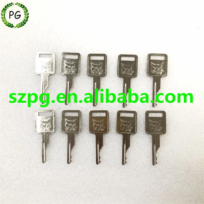 10PCS D250 Ignition Key For Bobcat Skid Steer Loaders and Mini
