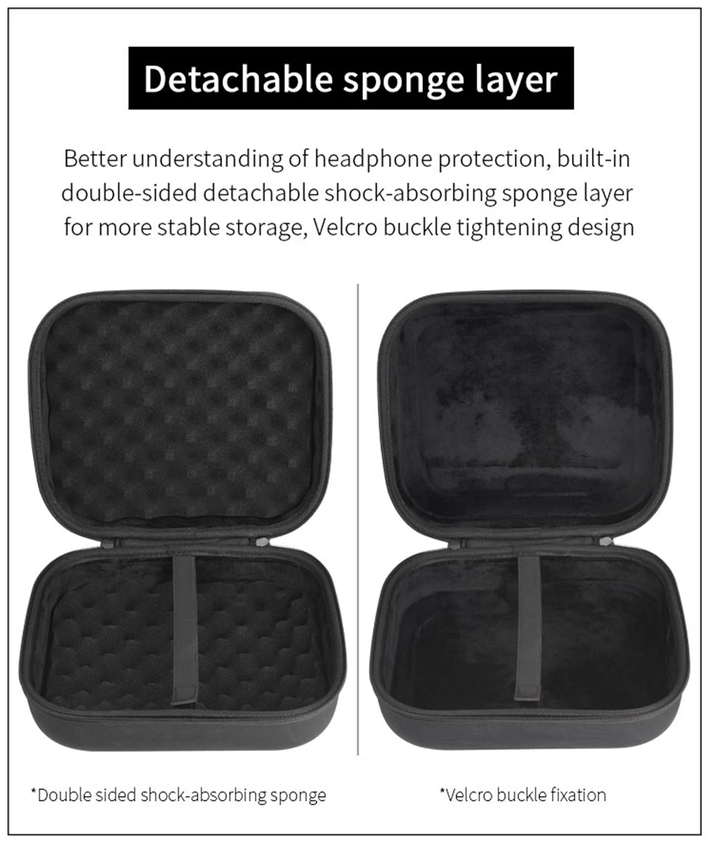 Hard EVA Storage Bag for Sennheiser HD800S Headphone Box HD800S Headset Travel Carrying Case