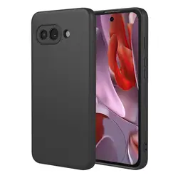 Liquid Silicone Shockproof Phone Case, Protective Coque Cover for Pixel 9PRO XL (Black)