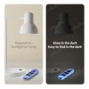 Silicone Protective Case for Roku Voice Remote Pro 2nd Edition RCB1R /RCOS1 Protection Cover for Roku Streaming Remote Control 5