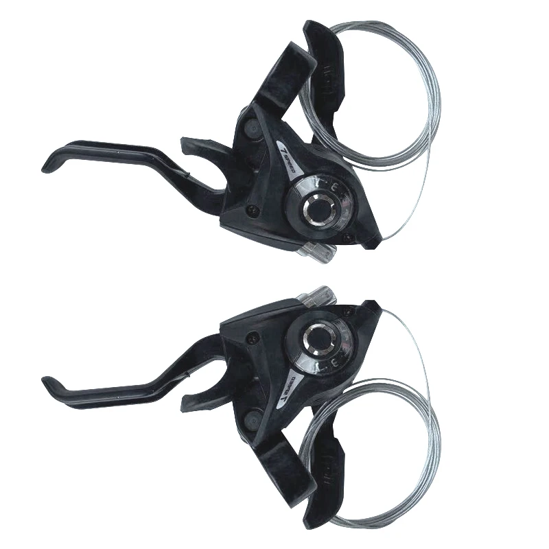 Bike Derailleurs 3x7 3x8 Speed Switch MTB Bicycle Shifter Levers Brake With Shift Cable Cycling Disc Handle For Bike Trekking brake cable