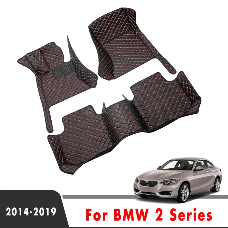 

Ковры для BMW 2 серии 2019 2018 2017 2016 2015 2014 автомобильные коврики для укладки на заказ аксессуары для интерьера накладки для ног