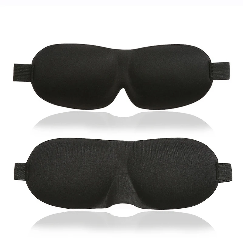 3D Shading Sleeping Eye Mask Block Out Light Soft Blackout Sleeping Aid Travel Eyeshade Blindfold Eyepatch Slaapmasker