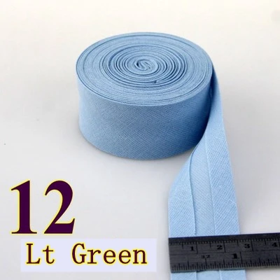 Premium Cotton Bias Tape - Folded and Ironed for Crafts, Sewing, and Quilting - Multiple Lengths Available