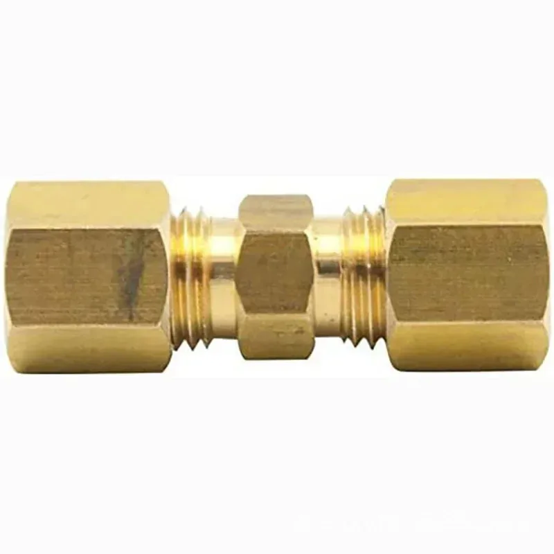 Brass Connector Brake Hose Repair Joint Accessories Brake Hose Brass Fittings Car Line Union Fittings Straight brake oil connector car brake pipe repair kit racing brake hose lines